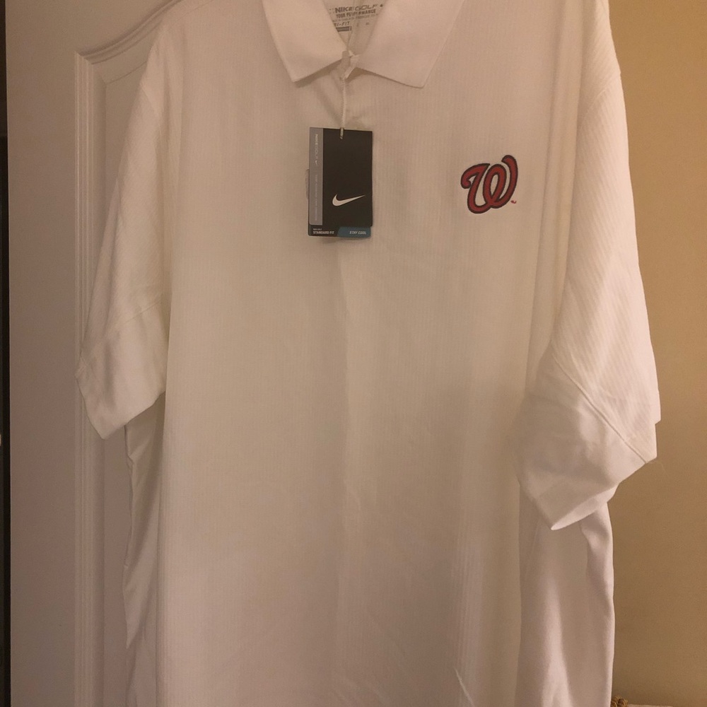 Nike Washington Nationals Baseball Golf Shirt